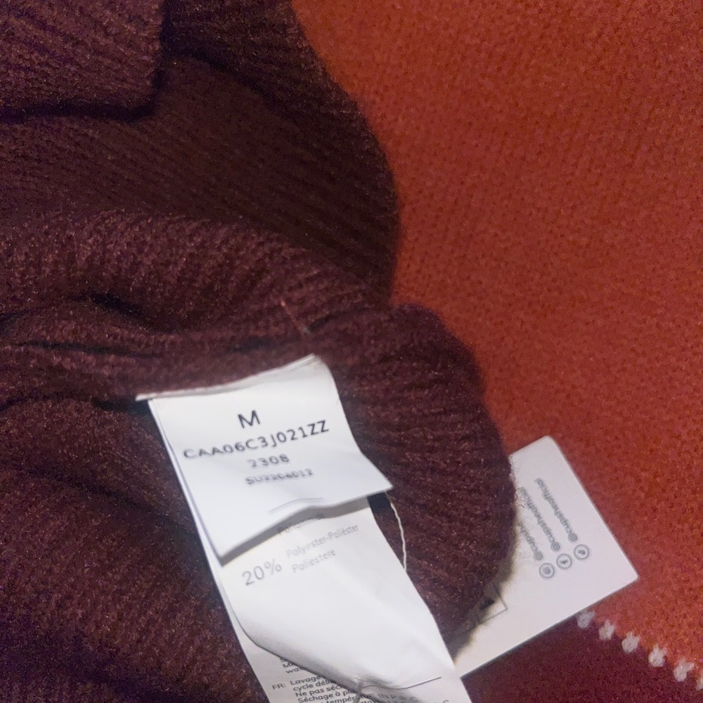 Colorblock Bodycon Mini Sweater Dress - Picture 5 of 6